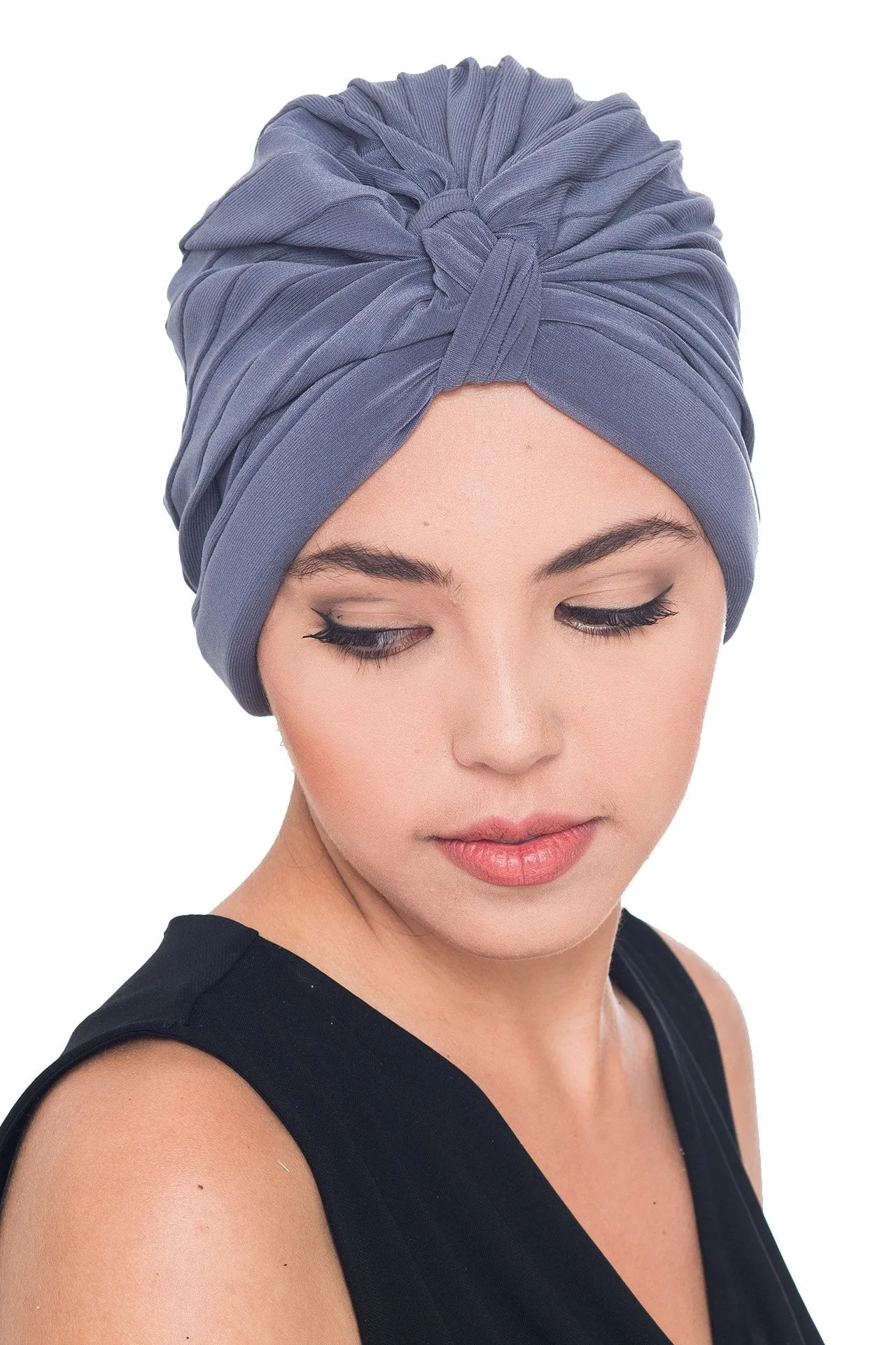 Pleated W Pattern Turban