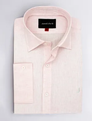 POWDER PINK LINEN SHIRT