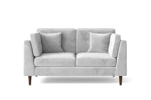 Ragusa 2 Seater Sofa White Velvet