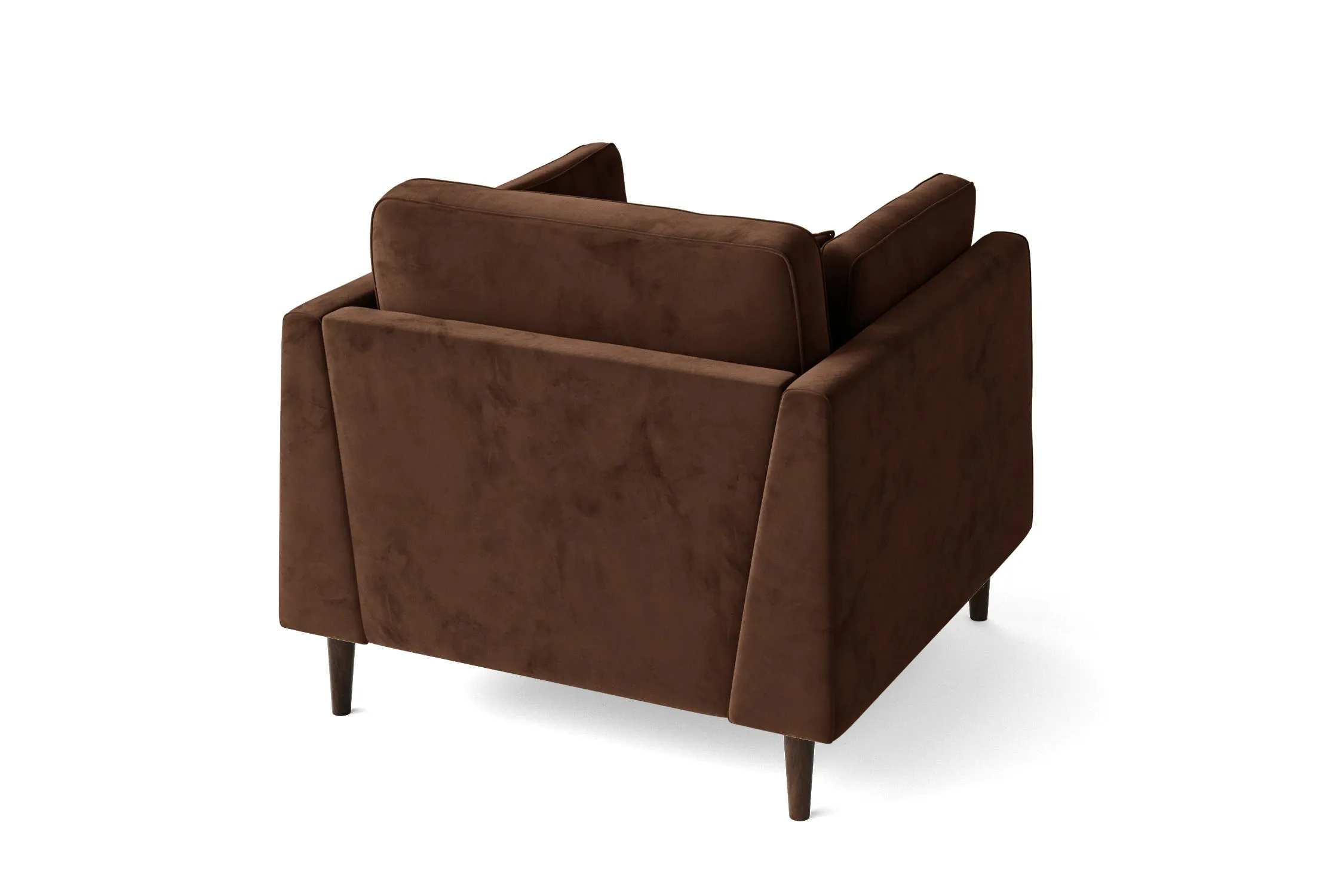 Ragusa Armchair Coffee Brown Velvet