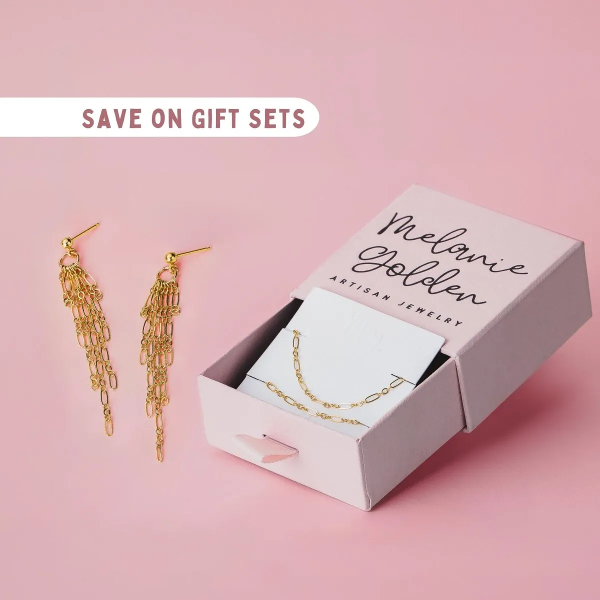 Sadie Chain Gift Set | Earrings, Necklace & Bracelet Set