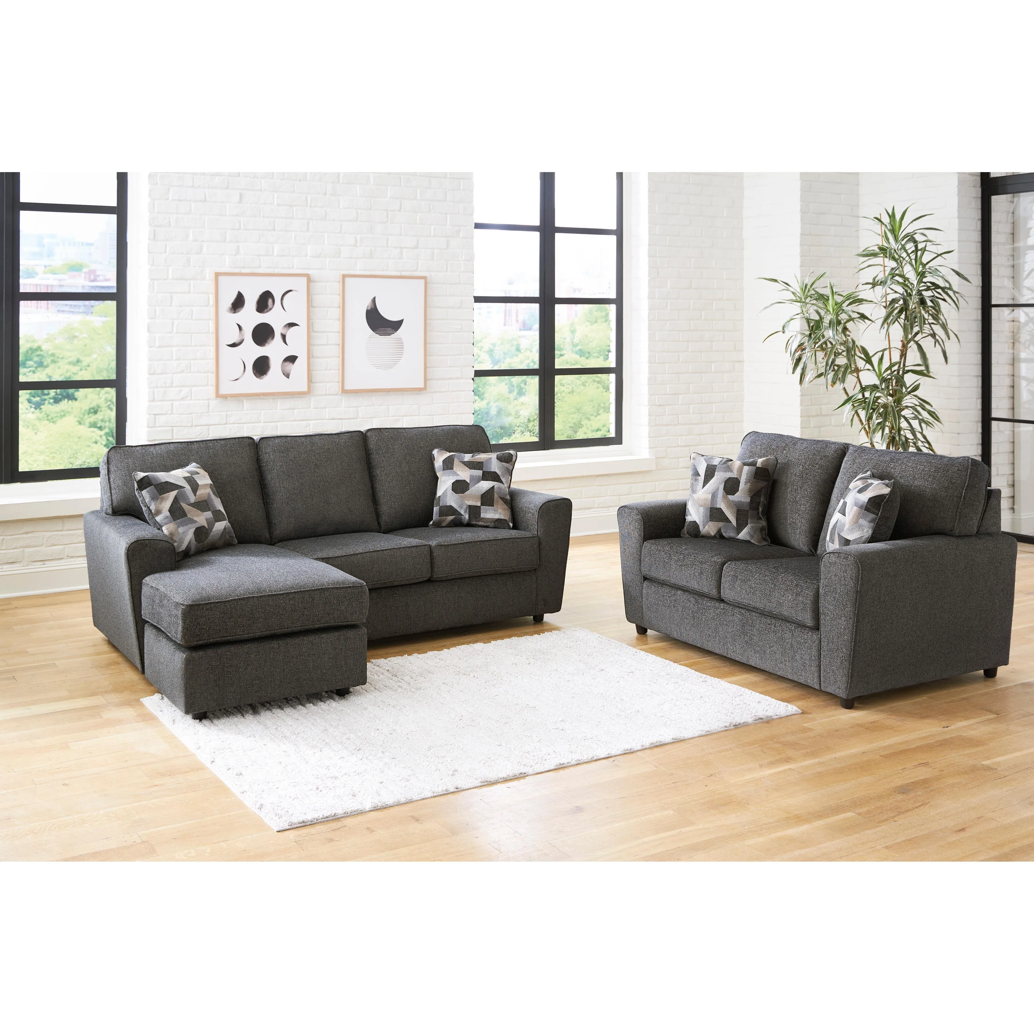 Signature Design by Ashley Cascilla 26804U3 2 pc Living Room Set