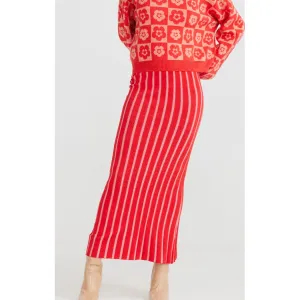 Skirt Knit Lola - Scarlet/Pink