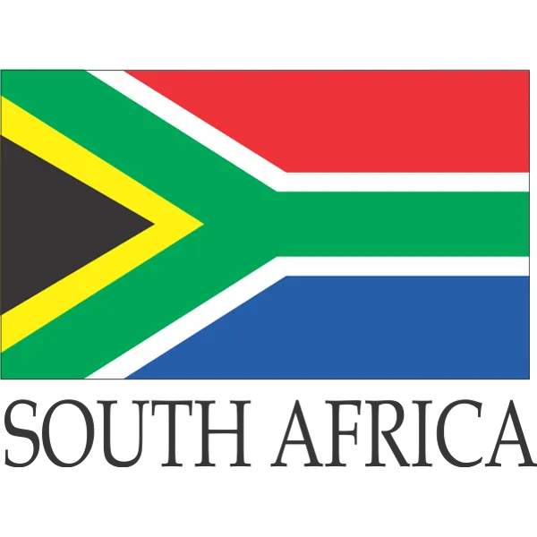 South Africa Embroidered Flag Badge