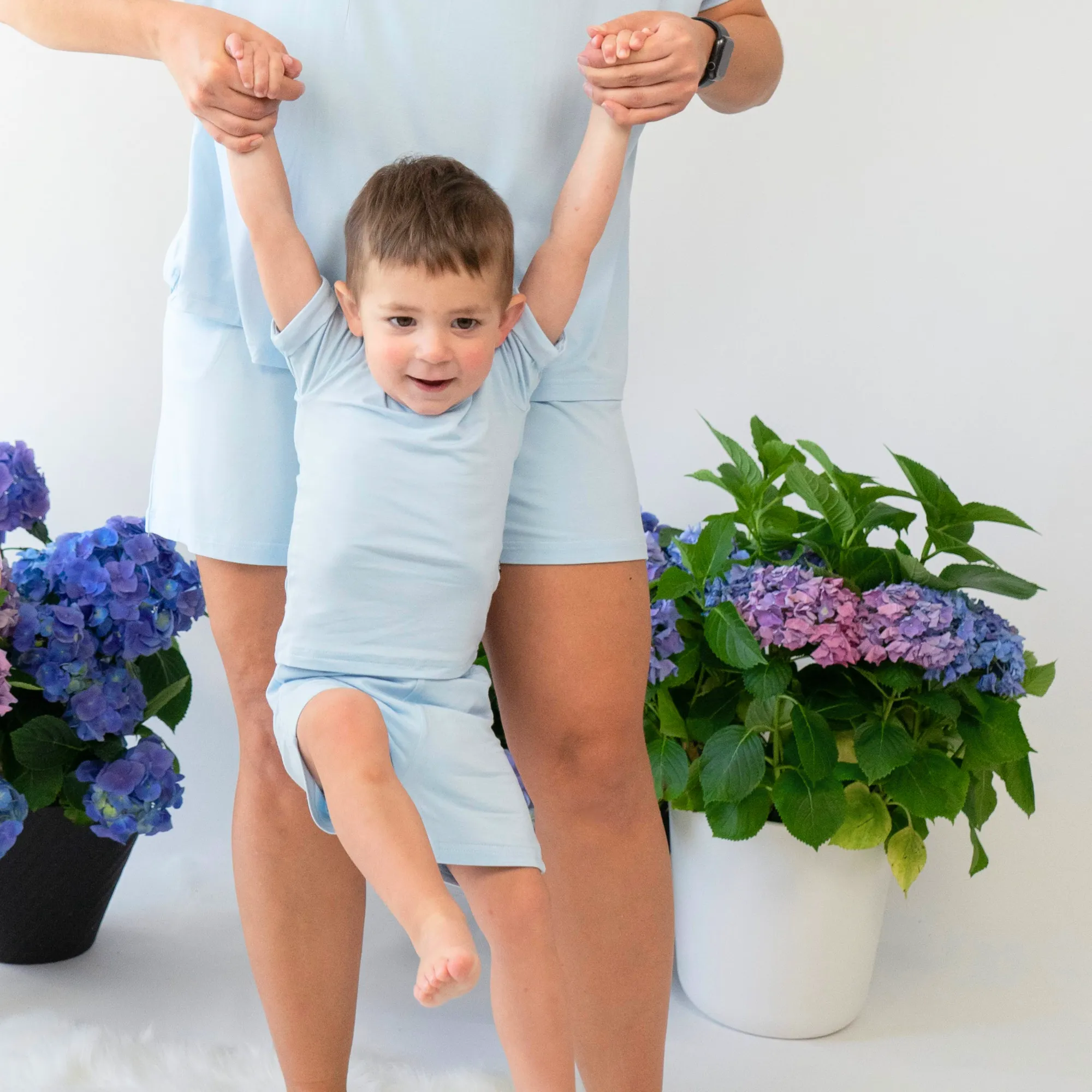 Summer PJ Set - Hydrangea Blue