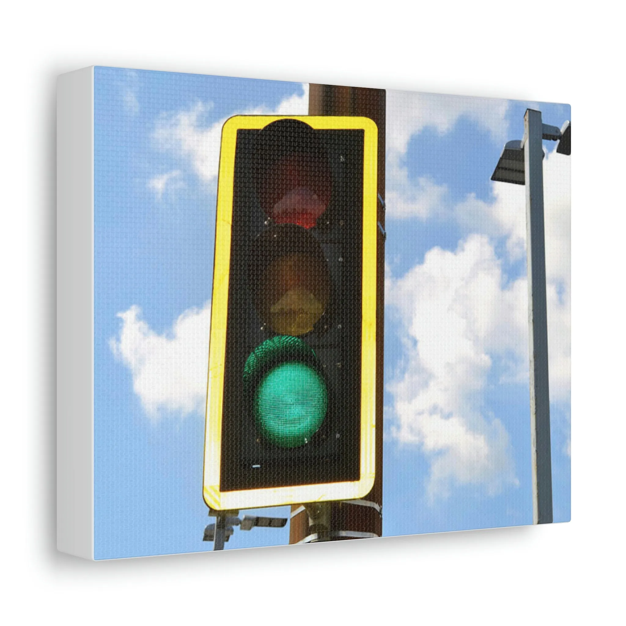 Traffic Light Stretched Canvas