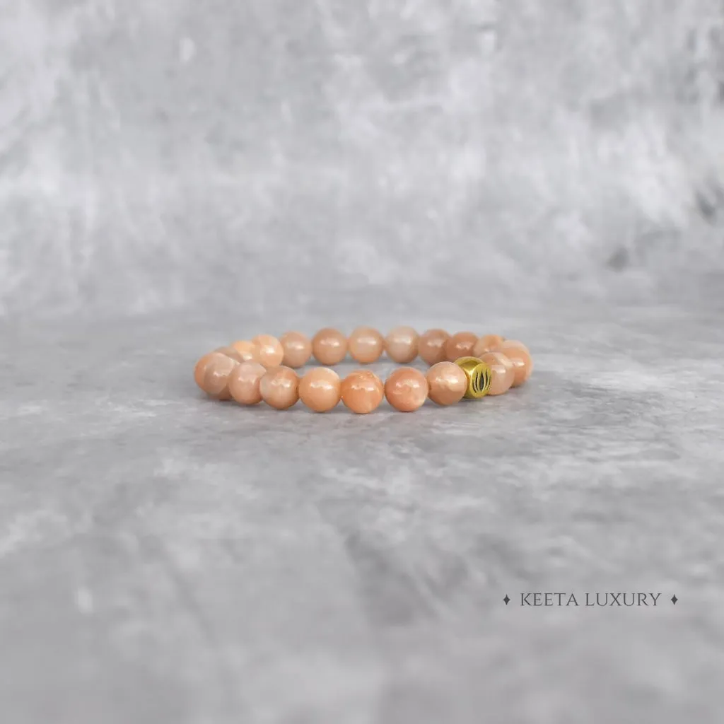 Vision Vibe - Peach Moonstone Bracelets