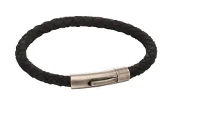 Woven Black Suede Bracelet