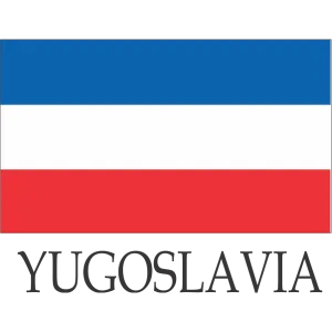 Yugoslavia Embroidered Flag Badge